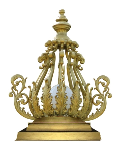 Lồng đèn nhôm đúc 01