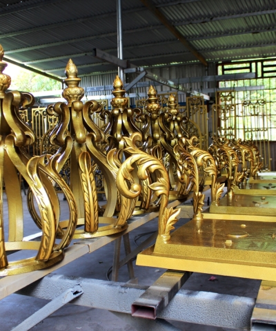 Lồng đèn nhôm đúc 02