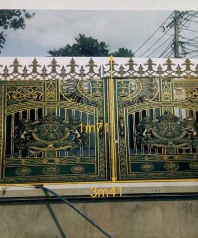 Hàng rào cổng đúc 03