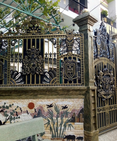 Hàng rào cổng đúc 04