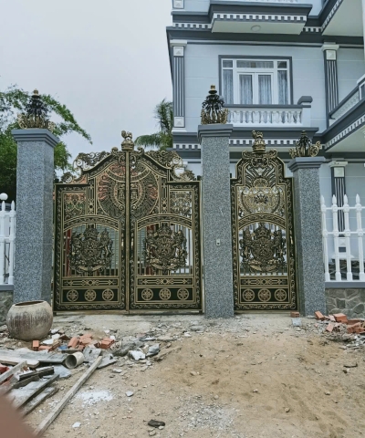 Cổng nhôm đúc hợp kim 02