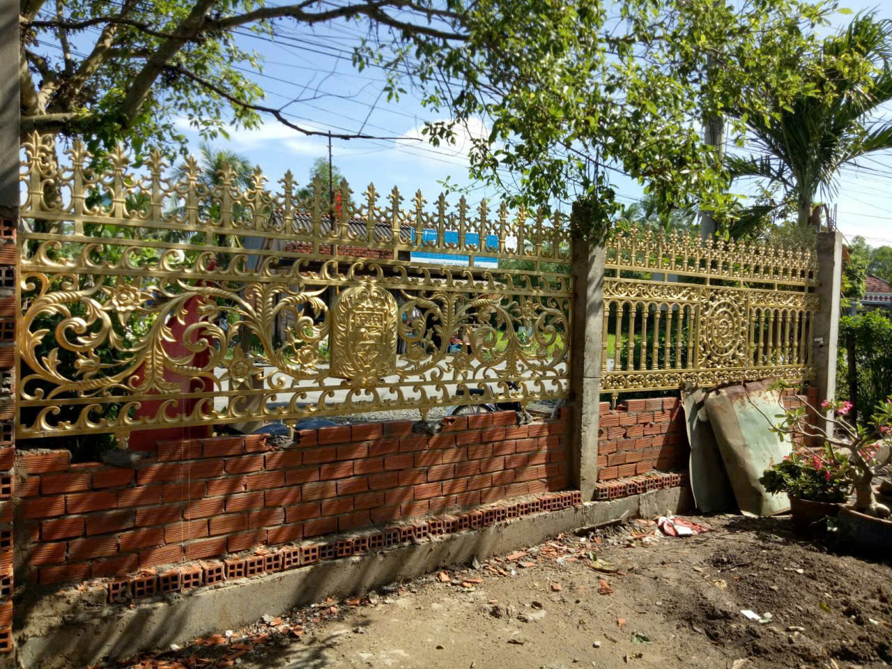 hàng rào cổng đúc